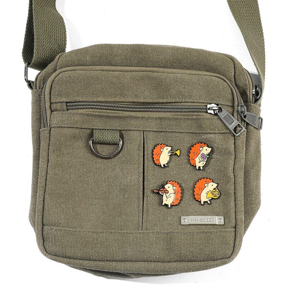 Mxbeauty Enamel Lencana Perhiasan Gadis Untuk Anak-Anak Kepribadian Paduan Tanduk Perancis Cat Kue Musisi Audience Pin