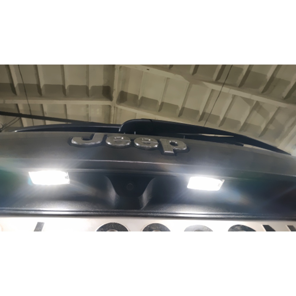 2pcs Lampu Plat Nomor LED Untuk Jeep Grand Cherokee Compass Patriot Untuk Maserati Levante Untuk Fiat500Untuk Dodge Viper