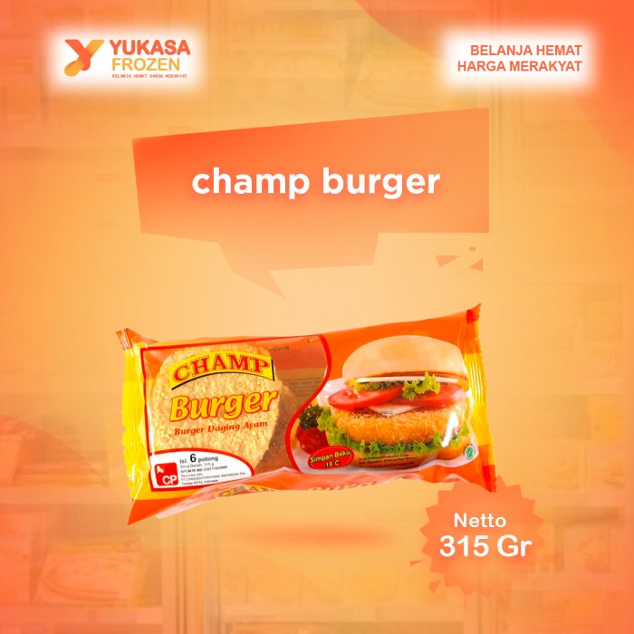

Champ Burger 315gr