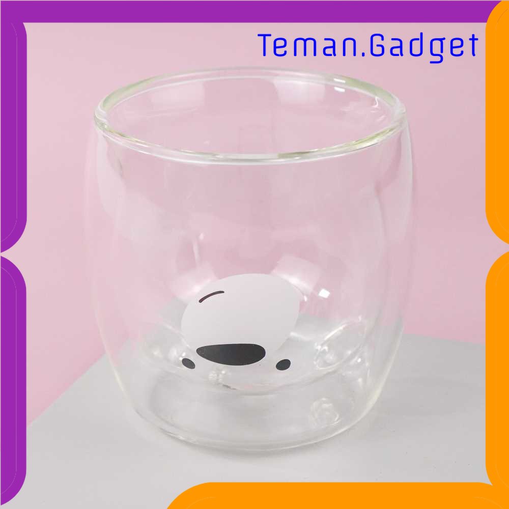 TG -  DPR SIBAOLU Gelas Mug Animal Double Wall Glass - C8784
