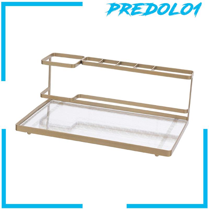 [Predolo1] Tempat Sikat Gigi Elektrik Rak Organizer Counter Kamar Mandi Untuk Vanity Cream