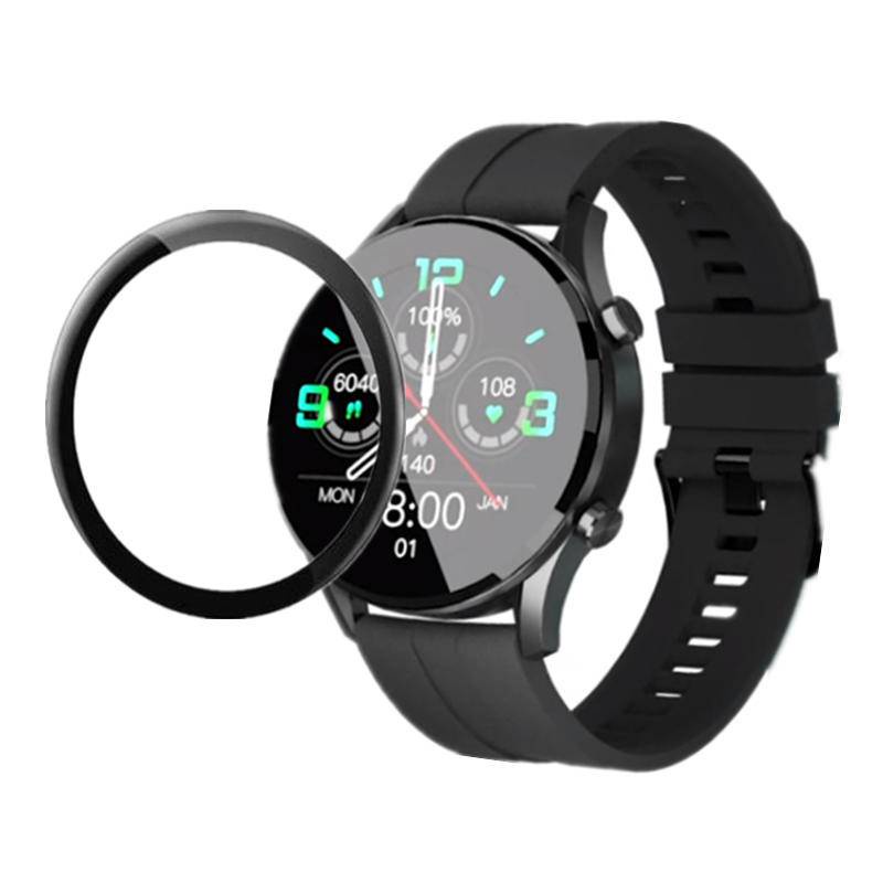 Pelindung Layar Penuh Melengkung Untuk IMILAB KW66 W16 W12 W01 Pria Smart Watch Gelang Film Pelindung