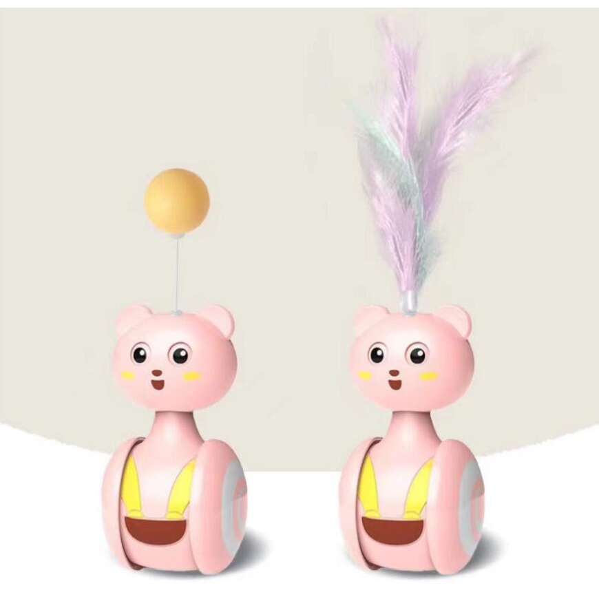 Mainan kucing Cat Toy  Tumbler kucing menangkap bola Tongkat kucing lucu Pet toys