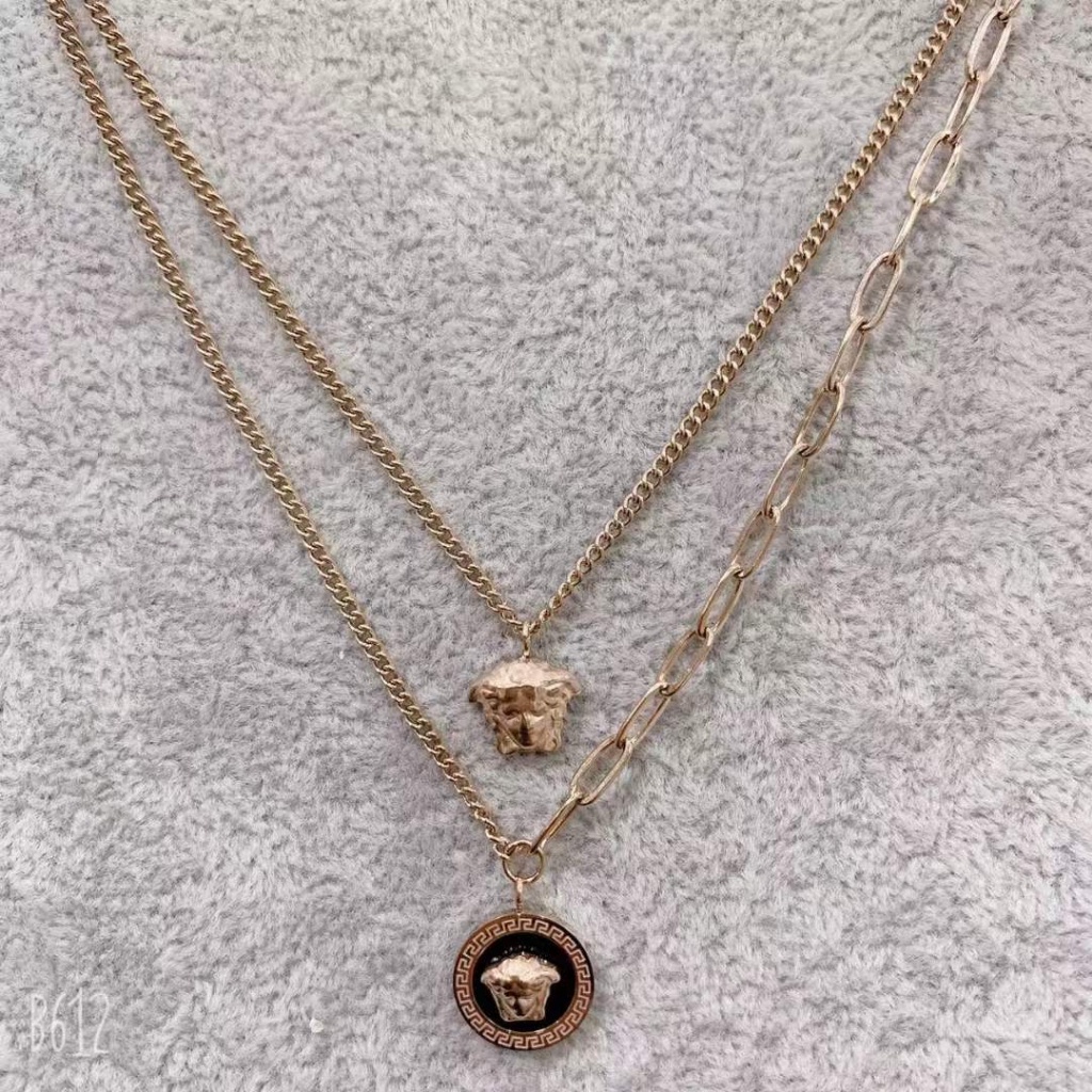 82134 Kalung vers4c3 premium titanium stainless steel 316L berkualitas import anti karat bisa bayar di tempat