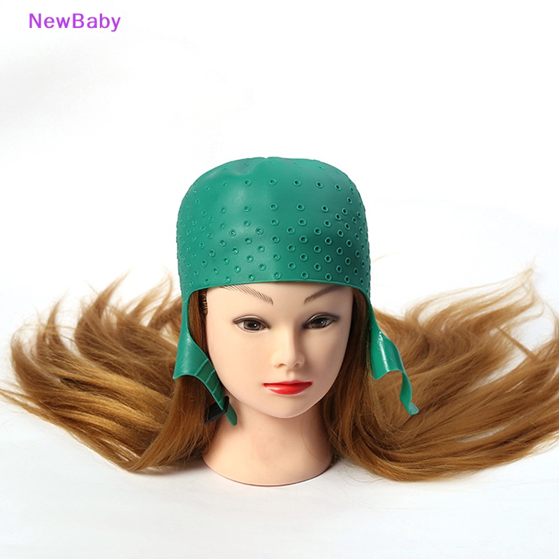 Newbaby Silikon Reusable Hair Coloring Highlighg Dye Cap Styling Tools Dengan ID