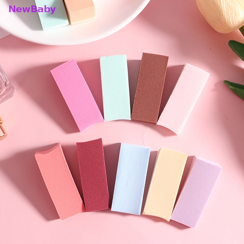 Newbaby 50Pcs Puff Spons Makeup Segitiga Super Soft Beauty Blender Puff Kosmetik ID