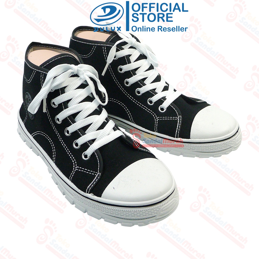 Toko Sendal Murah - Sepatu Sekolah SD SMP SMA Uk 32 - 43 / Sepatu Pria Perempuan Tinggi Casual Tali Kanvas / Shoes Model All Star / Sepatu Hangout Trendy [Toko Sendal Murah BX 8061]