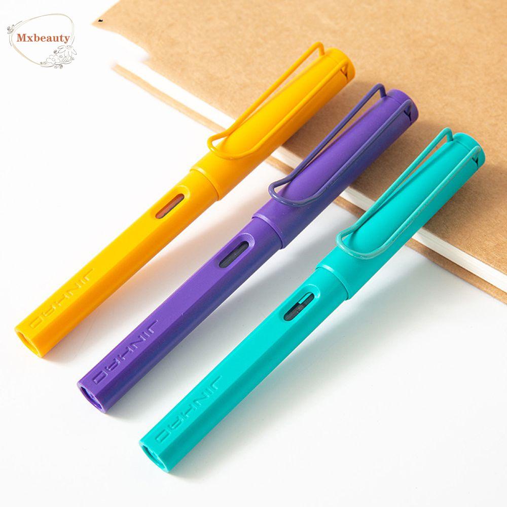 Mxbeauty Fountain Pen Pulpen Kaligrafi Kantor Berkualitas Dapat Diganti Tinta sac Perlengkapan Sekolah Alat Tulis Pena Bisnis