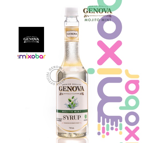 

Genova Syrup Mojito Mint 750ml l Sirup Minuman