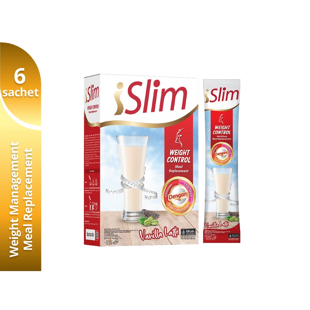 iSlim - Weight Control Meal Replacement Pangan Diet Box Isi 6 Sachet