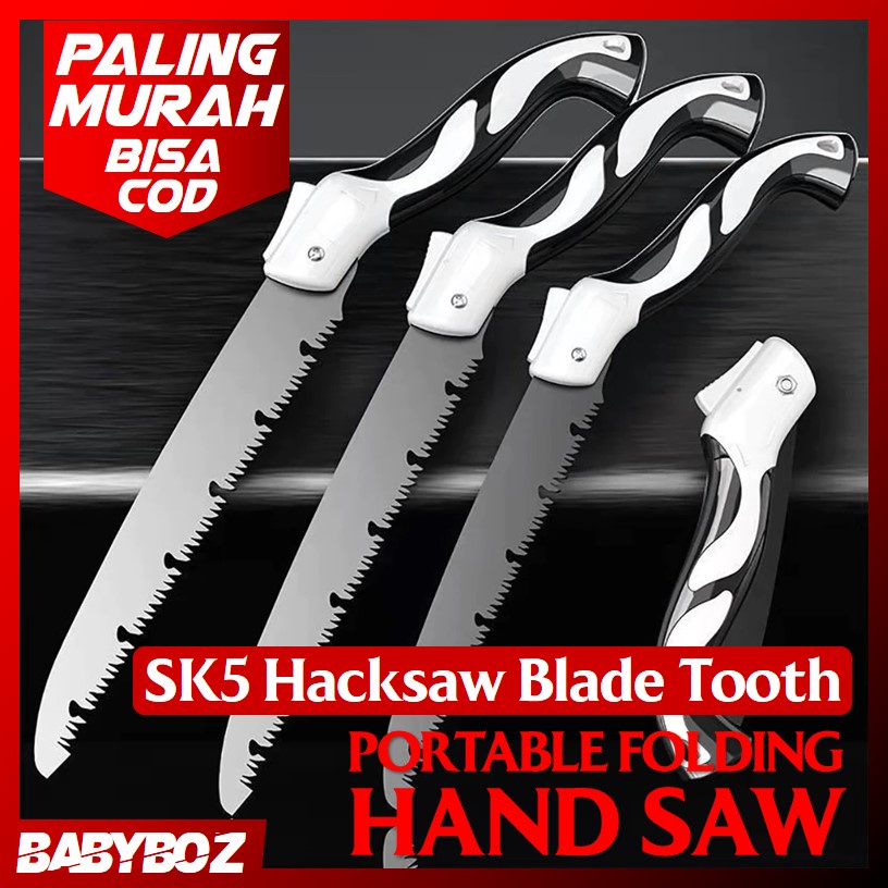 BBM - KNIFEZER Gergaji Lipat GENERASI TERBARU Portabel Folding Wood Hand Saw GERGAJI LIPAT NEW GENER