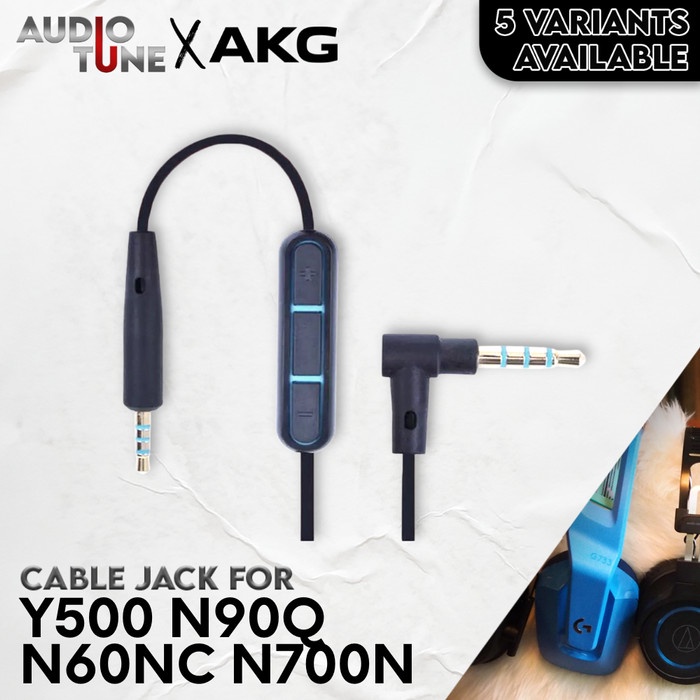 Cable Jack Aux Microphone Audio Headphone Akg Y500 N90Q N60NC N700N
