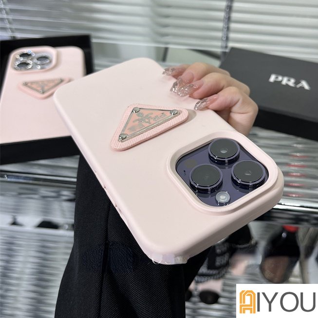 3d Prad Shaped Soft Phone Case Untuk iPhone 14 Pro Max13 12 11 ProMax Xs Max Xr X Xs Casing Silikon Cair Cover