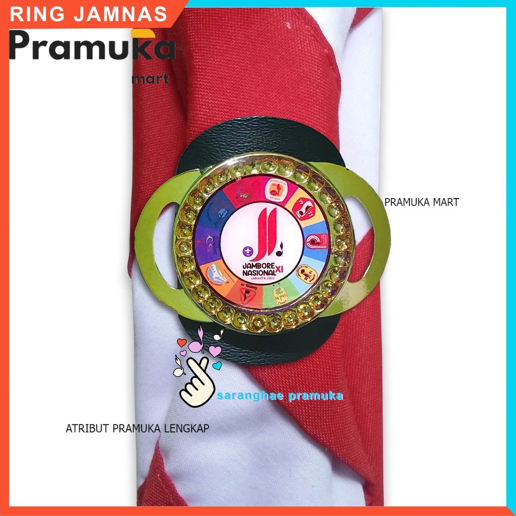 Ring Hasduk Pramuka Logo Jambore Nasional Jamnas XI Semarang Pramuka