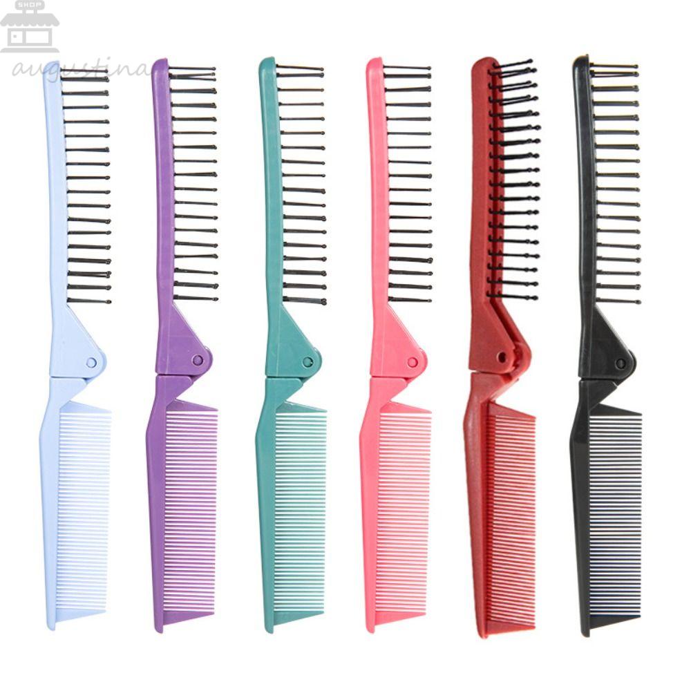 Sisir Rambut Lipat Agustina Aksesoris Travel Perawatan Rambut Sisir Barber Aksesoris Rambut Dual Use Hair Brush