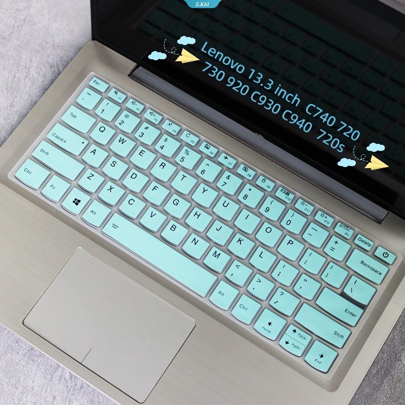 Lengan Keyboard Laptop Yang Dapat Dilepas Dapat Dicuci Untuk Lenovo 13.3 Inch Yoga6 530 C740 720 730 920 C930 C940 IdeaPad 720s Silikon Keyboard Protection Kulit Film Tahan Debu [ZK]