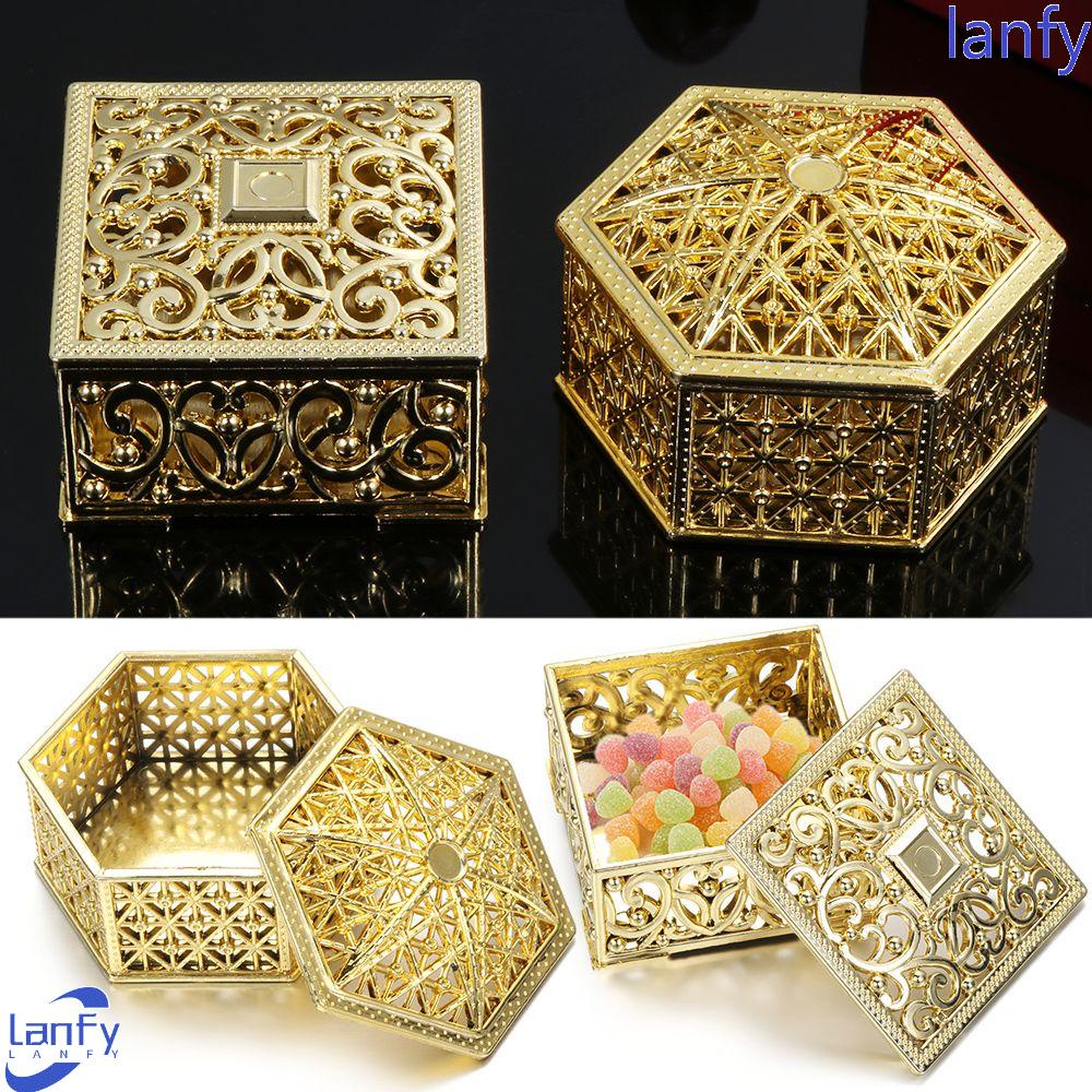 Lanfy Candy Box Mini Berongga Pernikahan Bayi Kue Cake Kotak Penyimpanan Party Supply
