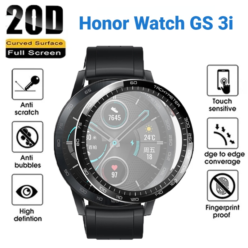 Untuk Honor Watch GS 3i Anti-Fingerprint Smart Watch Film Membran Komposit Cakupan Penuh Film Pelindung PMMA &amp; Tempered Glass &amp; TPU Screen Protector HD Watch Screensaver Film