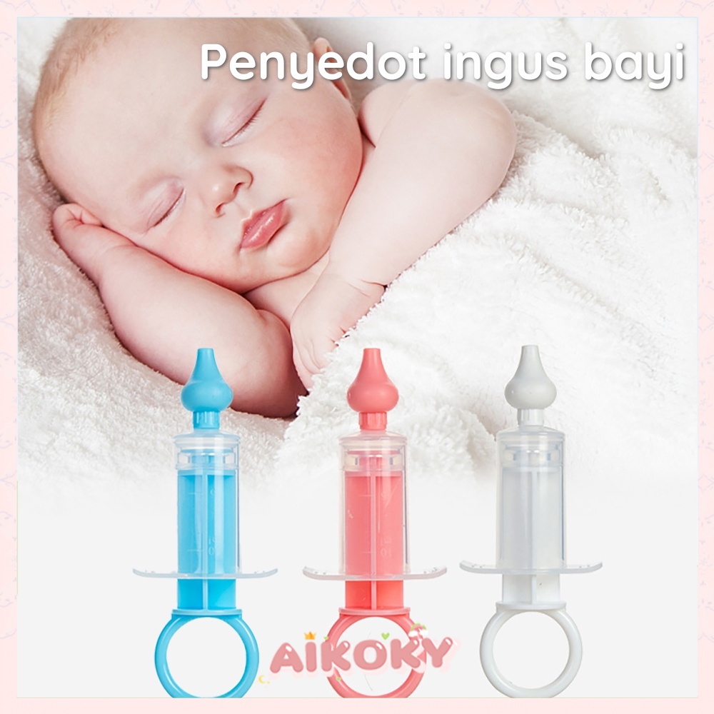 AIKOKY Alat Penyedot Sedot Ingus Bayi / Pembersih Hidung Bayi / Nose Cleaner / Nasal Aspirator Baby