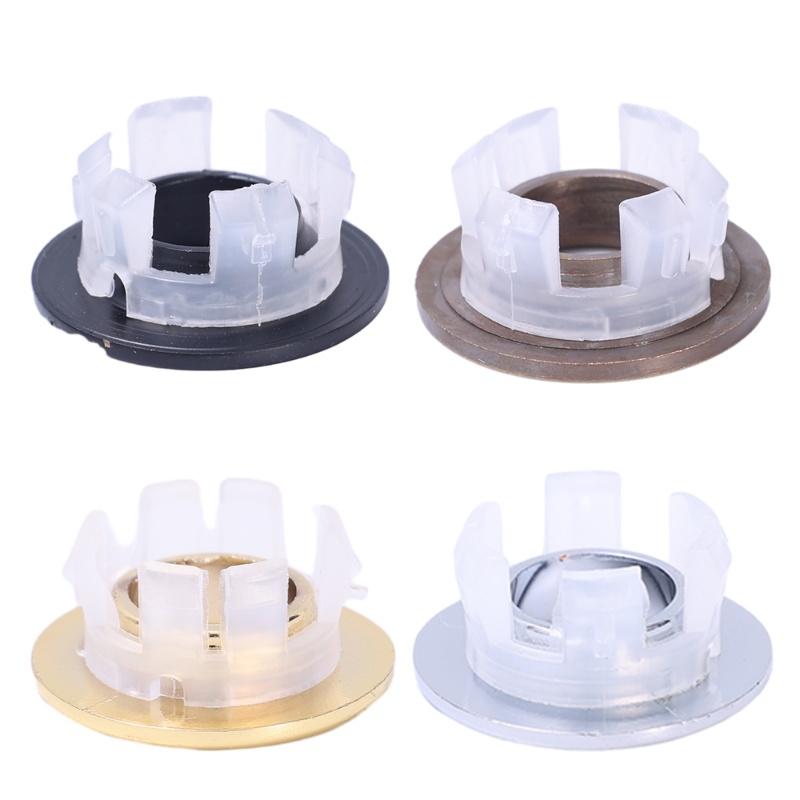 4warna Penutup Lubang Overflow Wastafel Bulat Tembaga/Wash Basin Overflow Insert Pengganti Topi Aksesoris Kamar Mandi