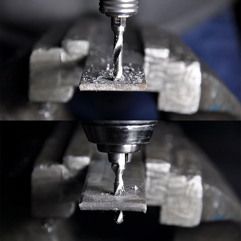 Populer Tap Drill Bit Alat Bor Sekrup|Mata Bor Tap Mata Ulir Sekrup Shank Tap Drill Bits