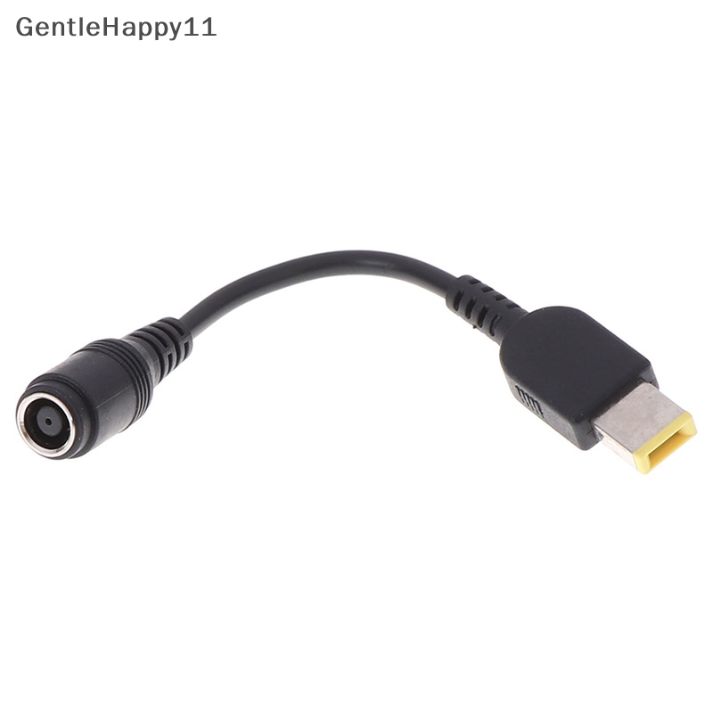 Gentlehappy 7.9 * 5.5 Round Jack to Square Plug End Adapter Converter Kabel Untuk Lenovo IBM id