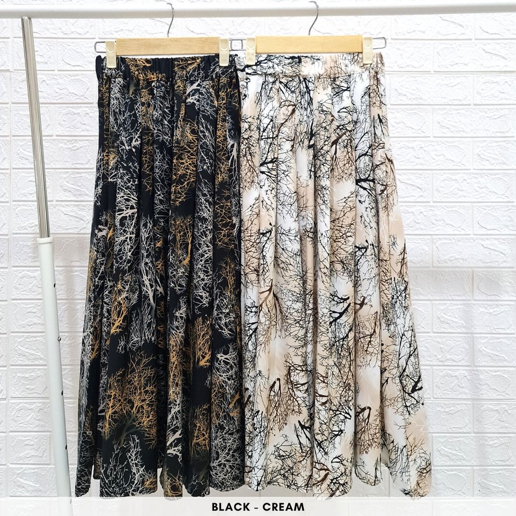 4544 roothie button collar skirt one set rok jumbo bigsize