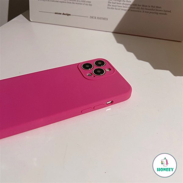 Casing Ponsel Warna Solid Silikon Cair Untuk iPhone 14 Pro Max13 12 11 Pro Max Matte Shockproof Lembut Bumper TPU Penutup Belakang