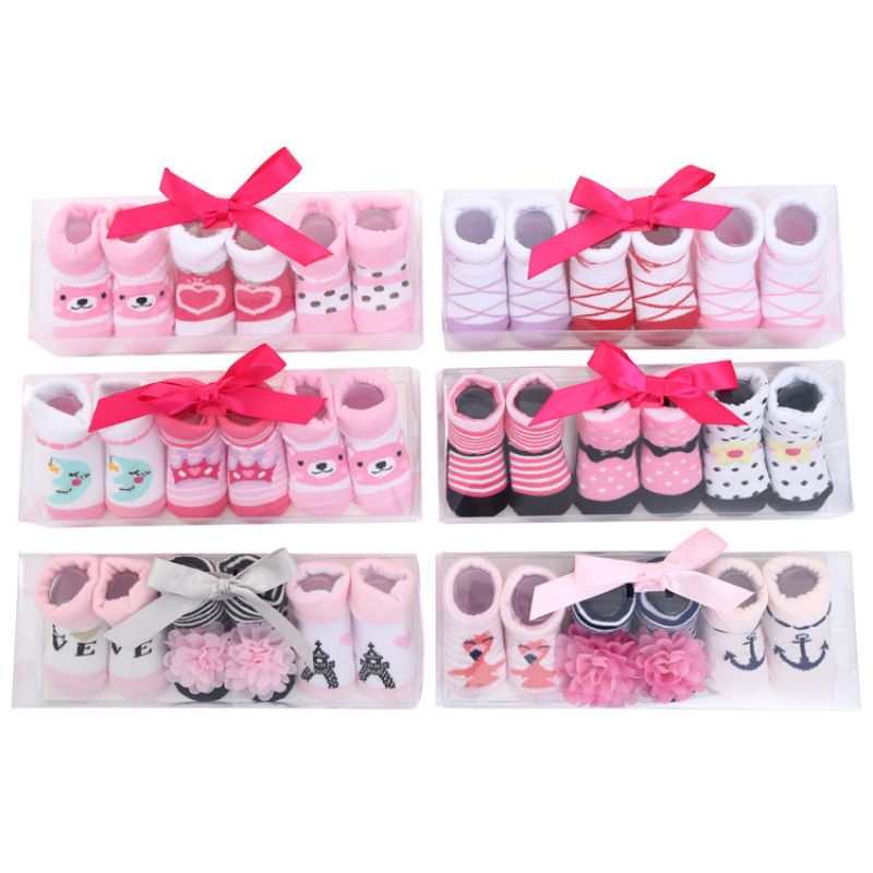 (pimenova) kaos kaki bayi dengan box kaos kaki bayi kaos kaki keren kaos kaki set isi 2  pasang