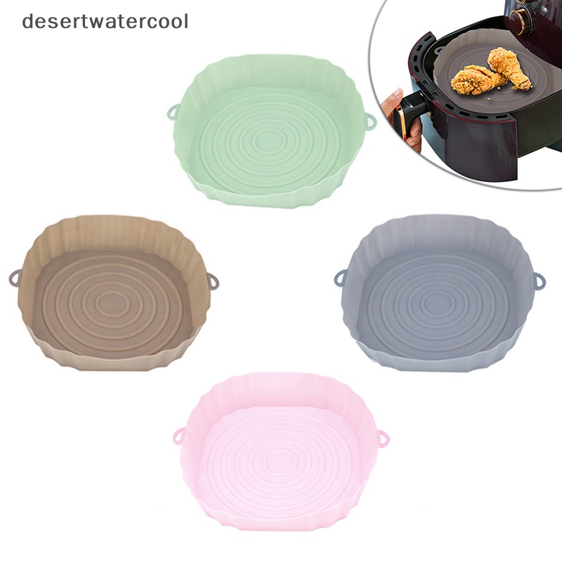 Deid Silicone Air Fryer Liner Pad Square Reusable Air Fryer Pot Tray Panas Makanan Baking Martijn