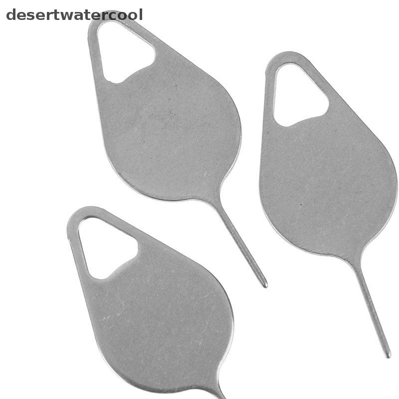 Deid 3pcs/set Sim Card Tray Removal Eject Pin Kunci Alat Stainless Untuk Telepon Martijn