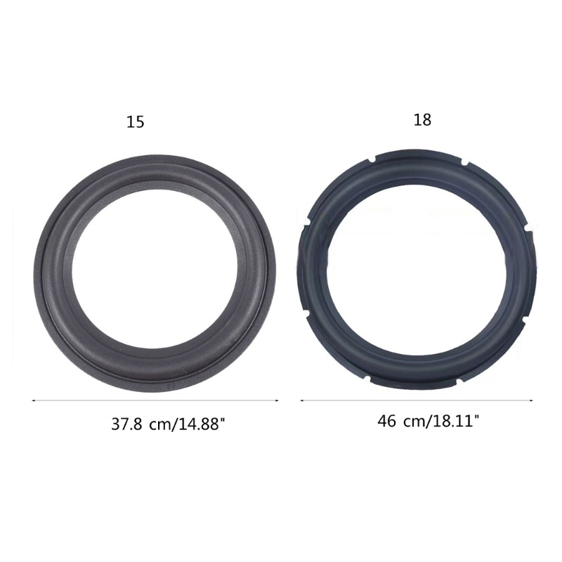 Gro 15in 18in Speaker Universal Surround Repair Foam Woofer Ganti Busa Pinggiran Karet Pengganti Reparasi Speaker
