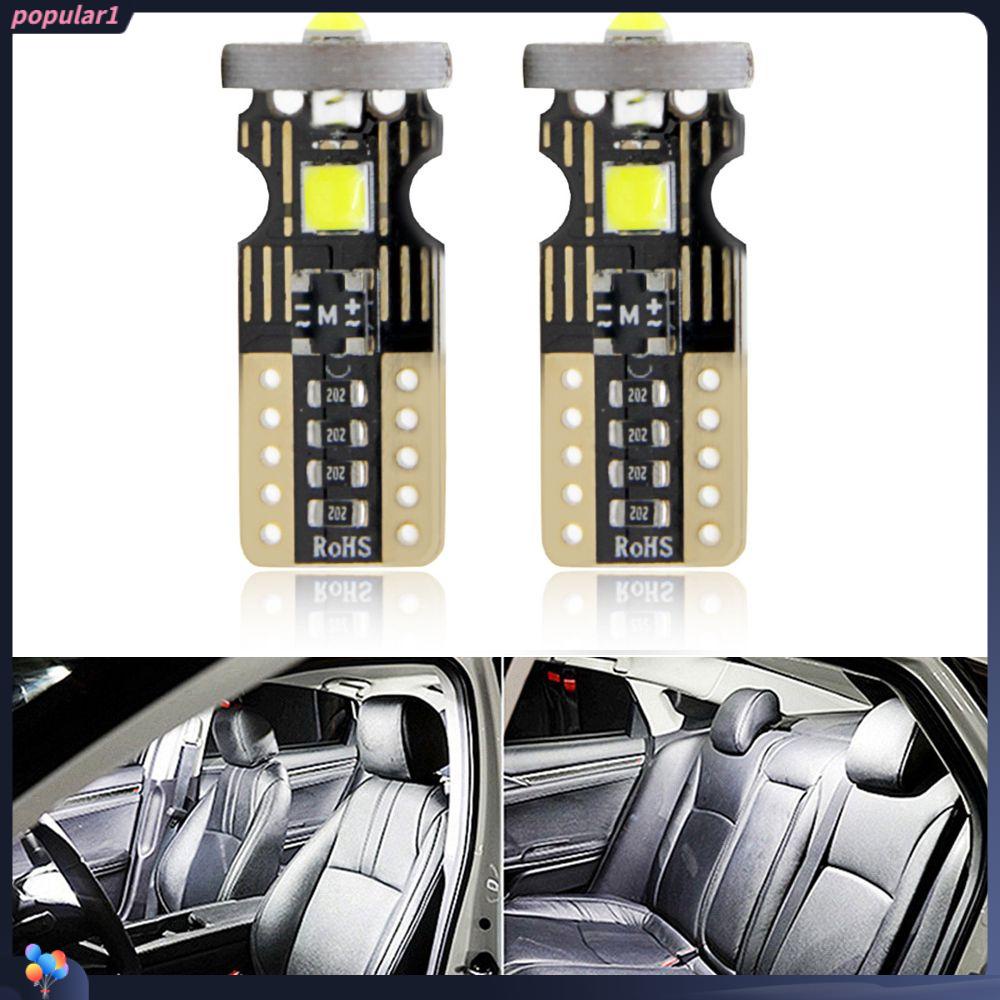 Populer 2Pcs Lampu Plat Lampu Bohlam Cahaya Putih3030 3SMD COB LED Dome Map