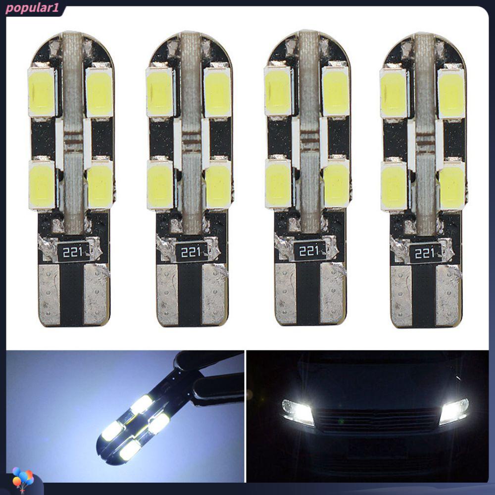 Populer 4Pcs Lampu Plat Nomor 4 Pcs Peta Kubah LED COB 12V Super Terang