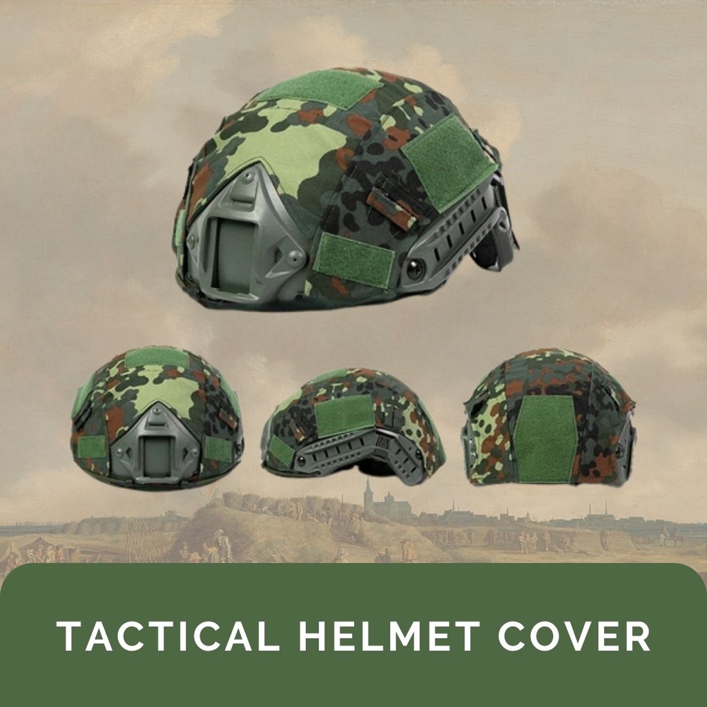 DEDOMON Cover Helm Tactical FAST Helmet Airsoft Paintball - TAC-CP - Army Green