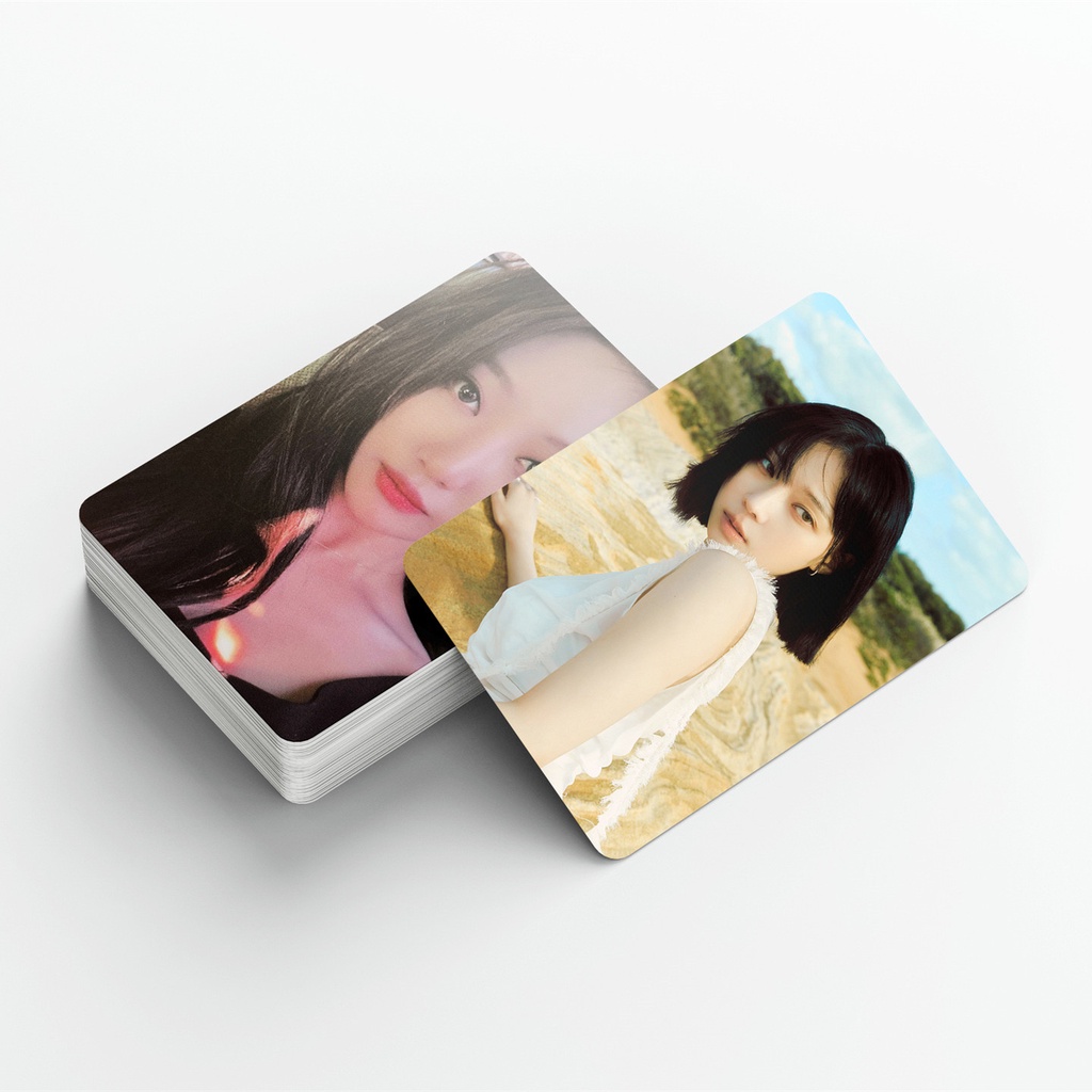 55pcs/box AESPA MY WORLD Photocards GISELLE WINTER KARINA NINGNING Kartu Lomo Album Kpop Postcards