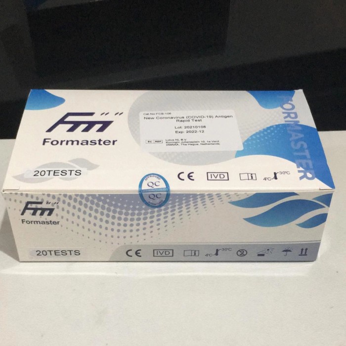 formaster swab test 20 pcs