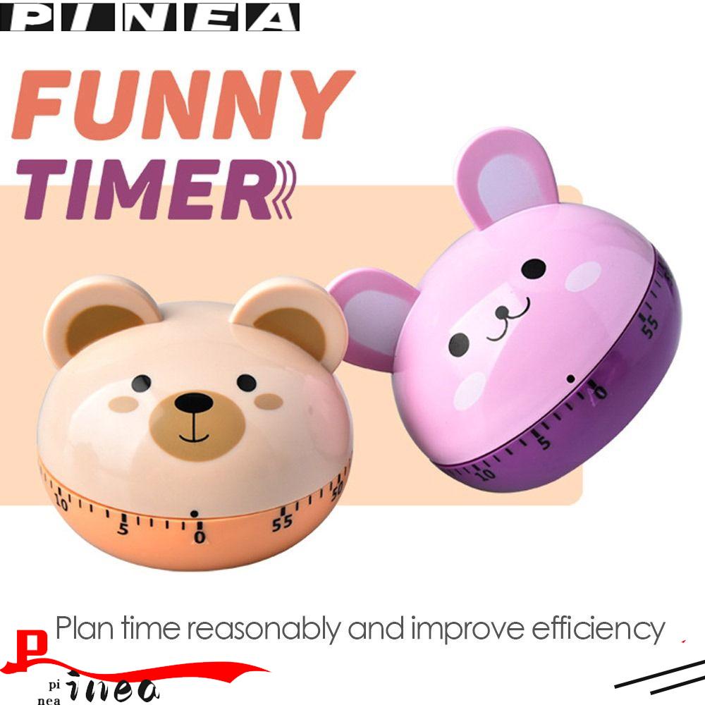 Timer Mekanik Nanas Novelty Cute Animal Kitchen Timer Makanan