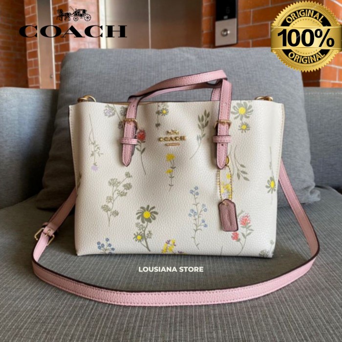 

TERMURAH Coach Mollie Tote 25 Bag With Spaced Wildflower Print