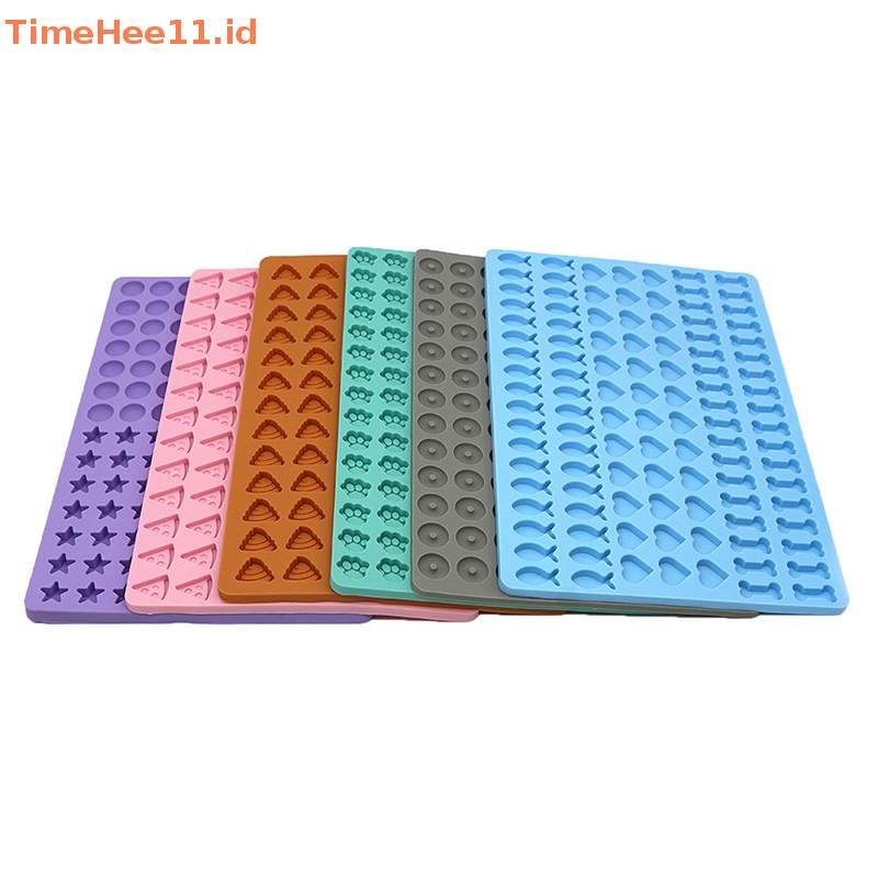 Timehee 1Pc Non-Stick Baking Mat Silicone Mats Lembaran Bakeware Cetakan DIY Cookies Mold ID