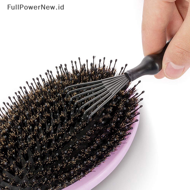 Power 1PC Sikat Rambut Sisir Cleaner Pembersih Penghilang Bulu Gagang Alat Tanam ID