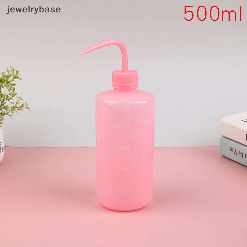 [jewelrybase] 1pc 500ml Curved Pot Wash Clean Sabun Plastik Lab Cuci Pencet Diffuser Botol Butik