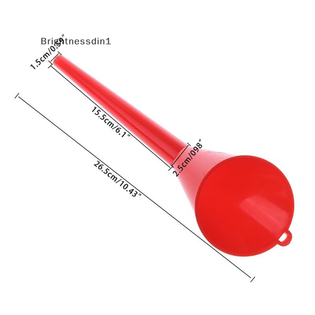 [Brightnessdin1] Corong Pengisian Bahan Bakar Mobil Mesin Bensin Oli Additive Motor Farm Machine Funnel Butik