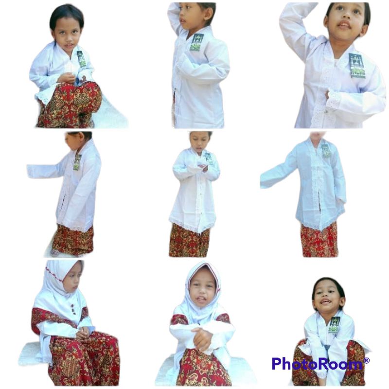 SALE_Stelan baju kebaya anak sekolah TK & SD/kebaya anak rok merah/seragam baju kebaya anak sekolah 