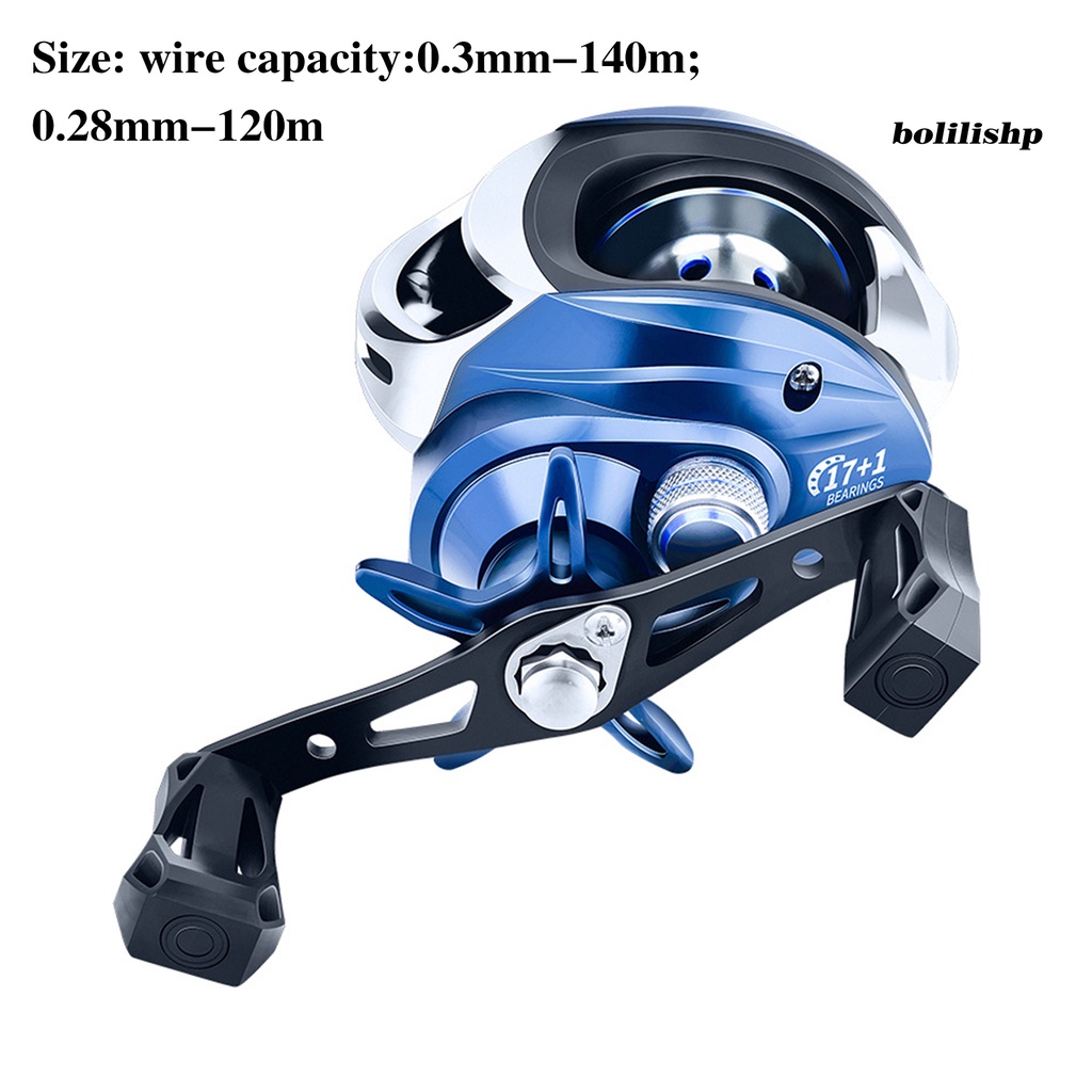 Bo-lure Wheel Double Rem Adjustable Ringan Kiri/Kanan-Tangan Umpan Casting Pancing Reel Fishing Tackle