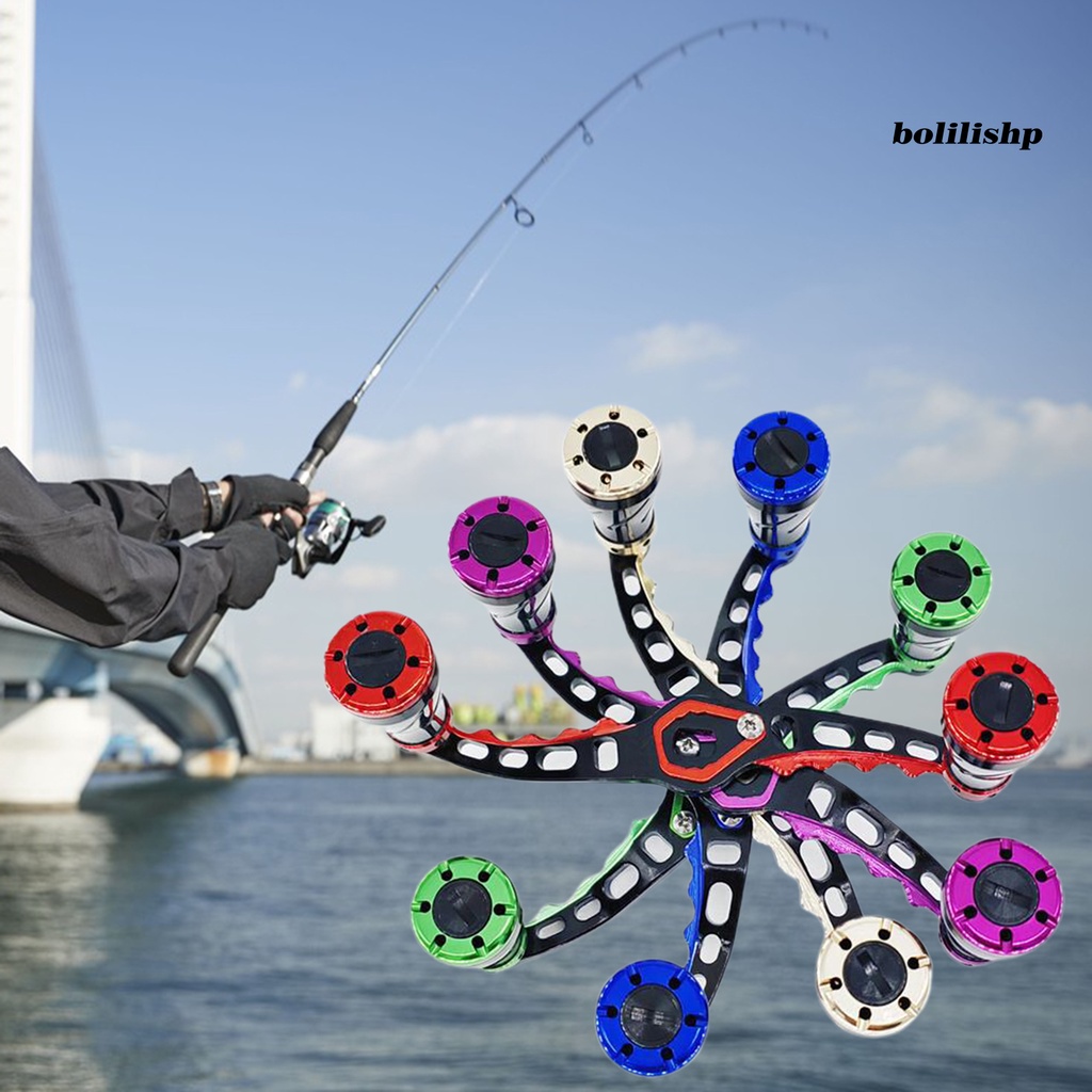Bo-1 Set Refitted Fishing Rocker Non-slip Grip Nyaman Stabilitas Tinggi Modify Water Drop Reel Rocker Modifikasi Untuk Memancing Di Luar Ruangan