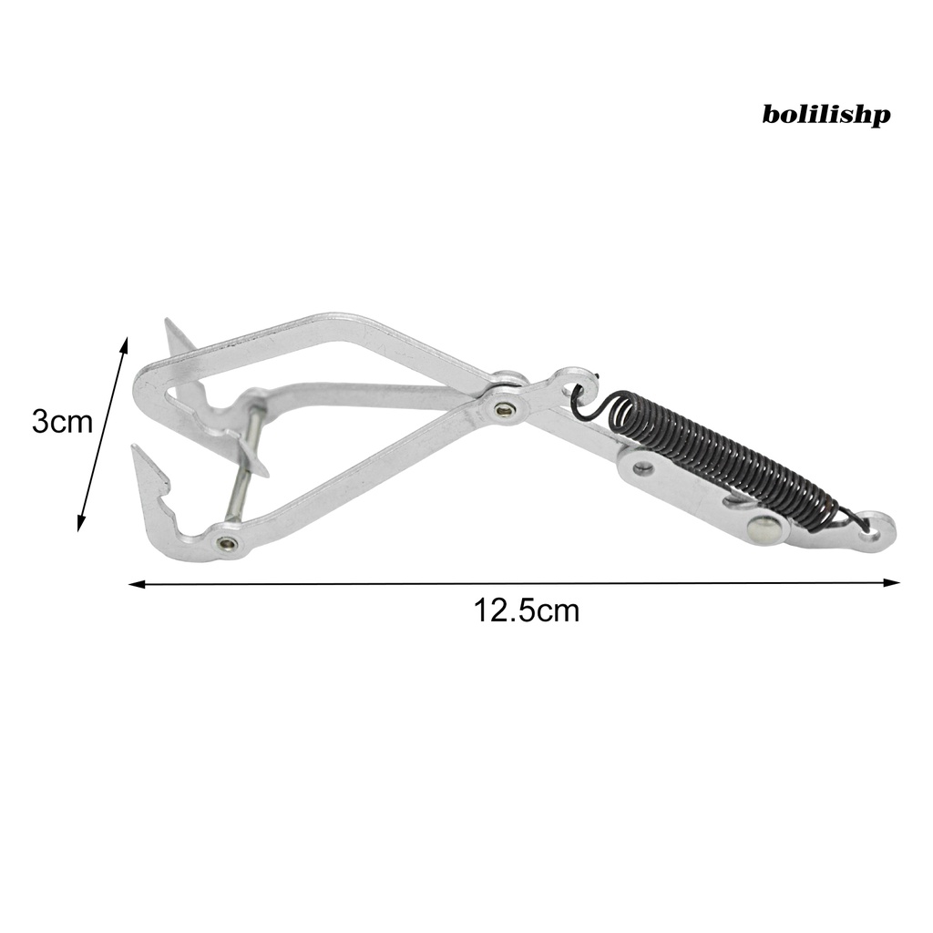 Bo-crab Grabber Desain Ergonomis Yang Kuat Stabilitas Tinggi Mudah Dibawa Multifungsi Menangkap Kepiting Stainless Steel Kekuatan Tinggi Memancing Klip Kontrol Ikan Perlengkapan Memancing