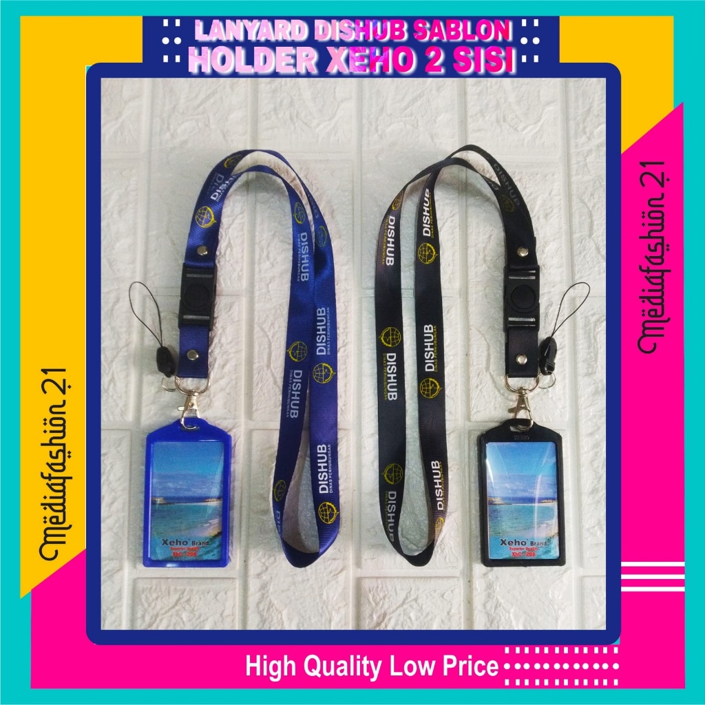 

Lanyard Tali Gantungan ID Card DISHUB (DINAS PERHUBUNGAN) Free Strap Gantungan HP/Flashdisk