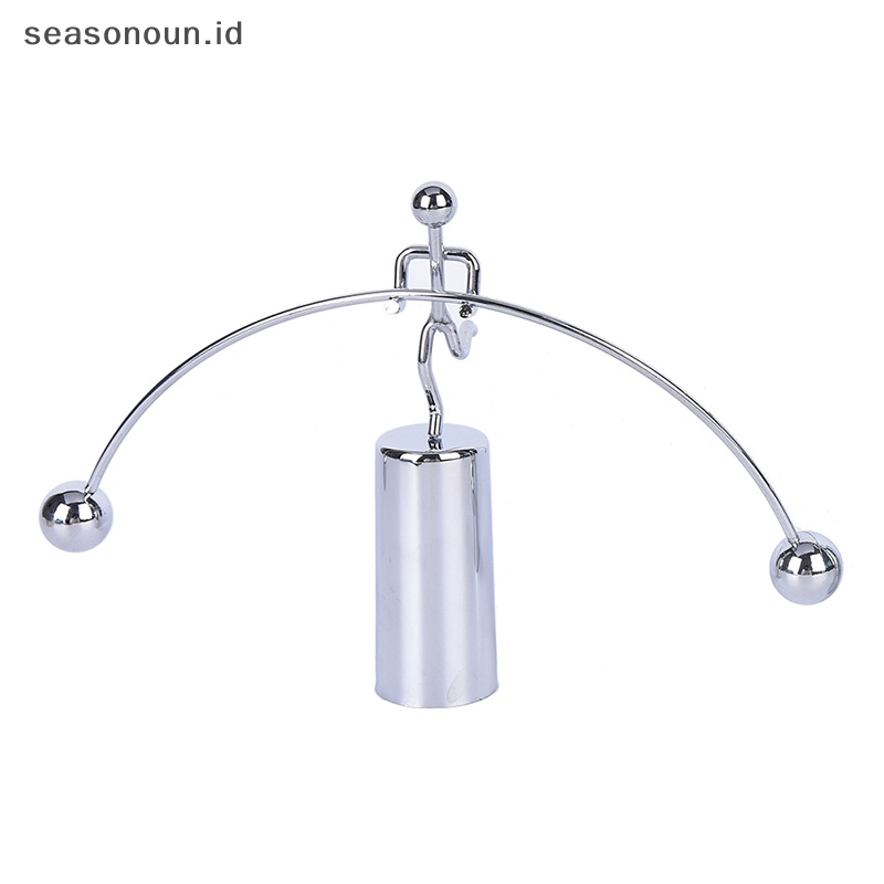 Seasonoun Hot Kinetic Weightlifter Gadget Gerak Abadi Desk Art Gift Dekorasi Kantor,.