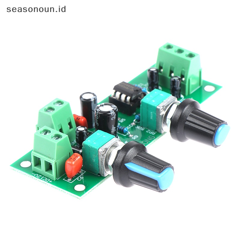 Seasonoun Single supply low pass filter board subwoofer preamp board 2.1 channel DC10-30V.
